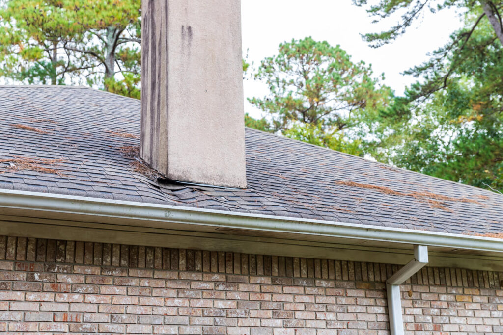 sagging roof that needs repair